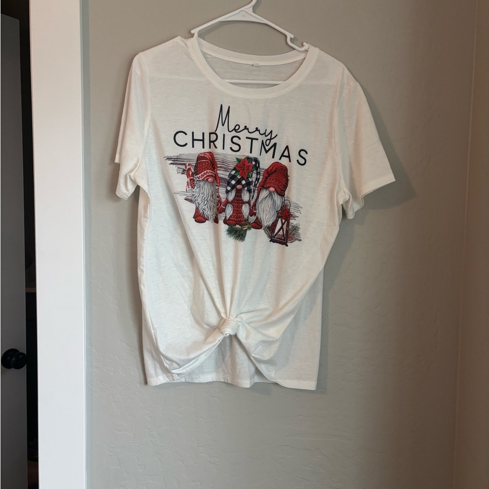 Merry Christmas Gnome Graphic Tee